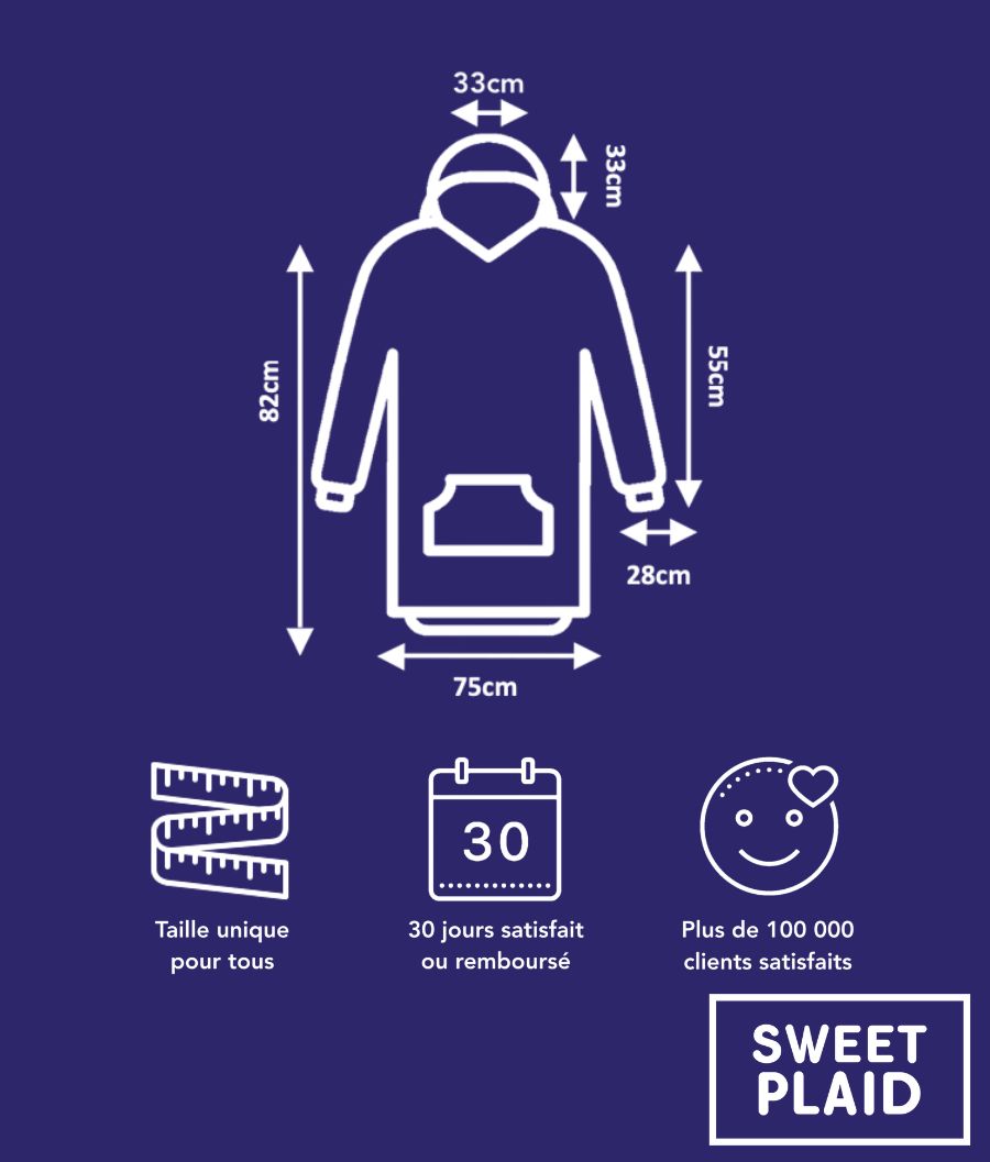 SweetPlaid Officiel  N°1 Pulls Géants Ultra Conforts – Sweet Plaid™